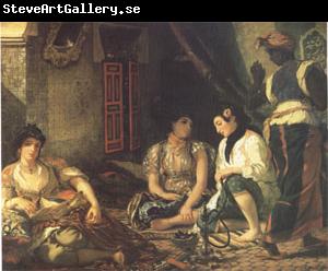 Eugene Delacroix Algerian Women in Their Appartments (mk05)